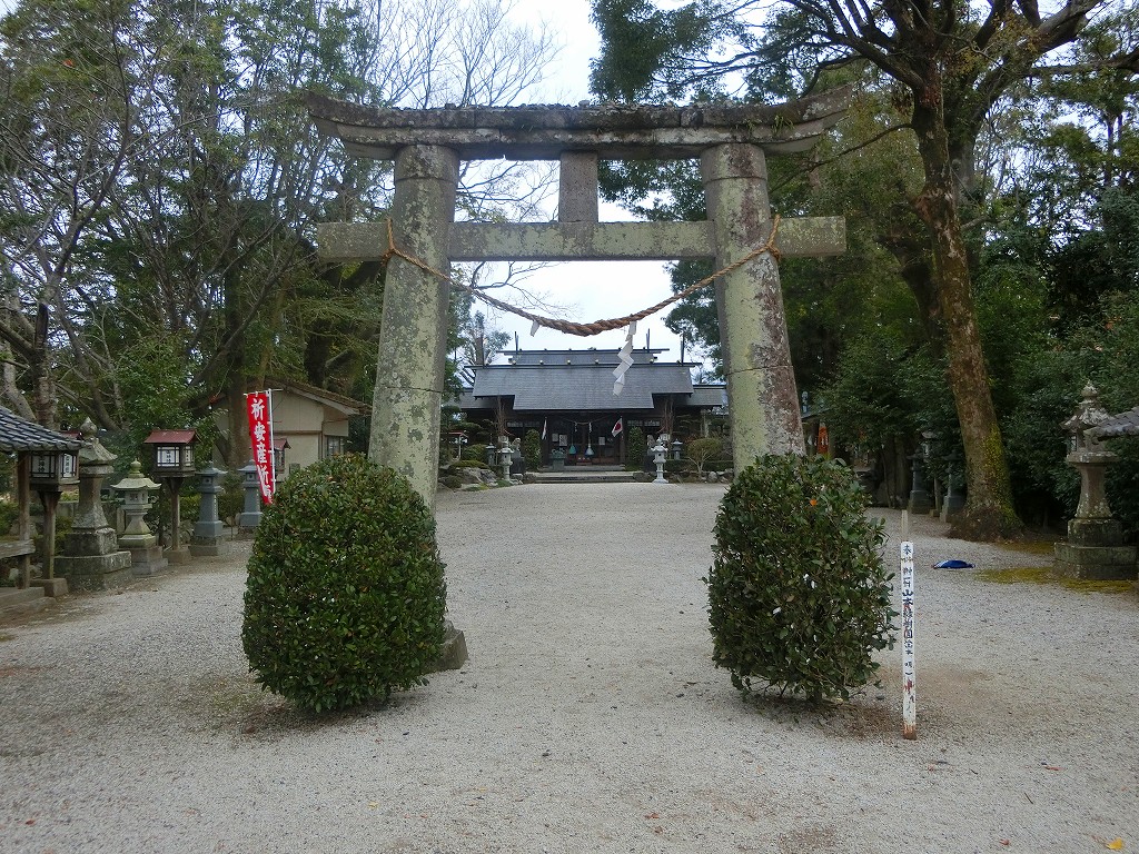 鹿児島県出水市の諏訪神社は武家屋敷の中にある